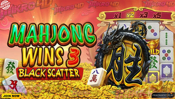 Slot Mahjong Wins 3 – Black Scatter: Potensi Maxwin Tinggi